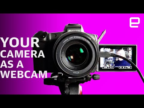 How to use a camera as a webcam