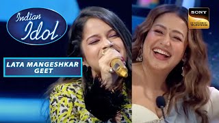 'Naino Mein Sapna' Song सुनकर नाच उठी Neha Kakkar! | Indian Idol S13 | Lata Mangeshkar Geet