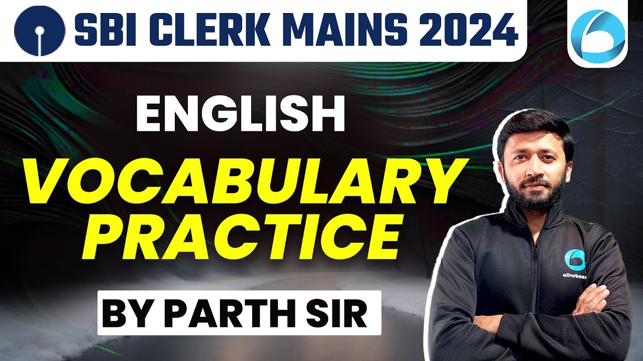 SBI Clerk Mains English 2024 | English Vocabulary Practice For SBI ...