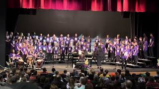 FAIR Middle School, Crystal MN Spring Concert 2026. Children Go Where I Send Thee. Grades 6,7 and 8.