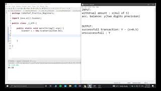 | ATM Problem | Problem Code - HS08TEST | CodeChef Practice (Beginner) |
