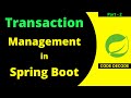 Transaction Management Spring boot | propagation levels | Code Decode | Part 2 | Interview Questions