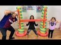 Kids Inflatable Limbo Challenge!! kids fun family game