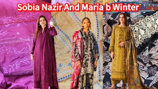 Sobia Nazir 13000 ka Suit 5500 Mein || Winter Collection || Maria b Khaddar Suit 🤗