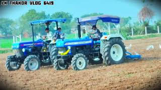 NEW HOLLAND VS POWER TRACK 😲 જોરદાર ટક્કર 😱કયુ સારુ ટ્રેક્ટર છે કોમેન્ટ કરો જલ્દી 2025