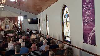 Funeral service for Lyle Johnson