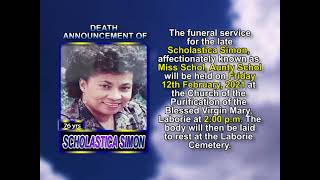 Scholastica Simon short