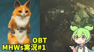 【MHWs実況#1】ベータテストをやってみるのだ！【ずんだもん】【琴葉茜】【モンハンワイルズ】