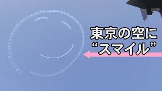 東京の空に“スマイル”描く　エアレースパイロットの室屋義秀選手