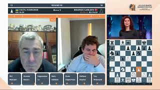 Vasyl Ivanchuk vs Magnus Carlsen | Round 10 | CCT Julius Baer Generation Cup