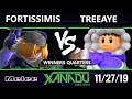 S@X 330 SSBM - fortissimis (Sheik) Vs. Treeaye (Ice Climbers) Smash Melee Winners Quarters