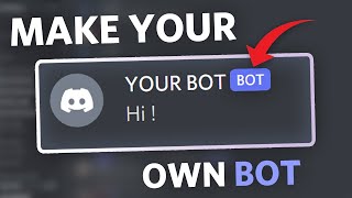 How to make a Discord Bot Without Downloading Anything + Host it Online FOREVER