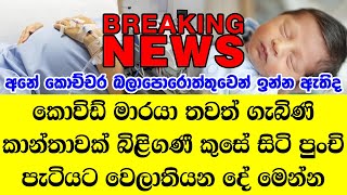 තවත් ගැබිණි කාන්තාවක් අවසන් ගමන් යයි කුසේ සිටි පැටියට වෙලාතියන දේ මෙන්න - BREAKING NEWS