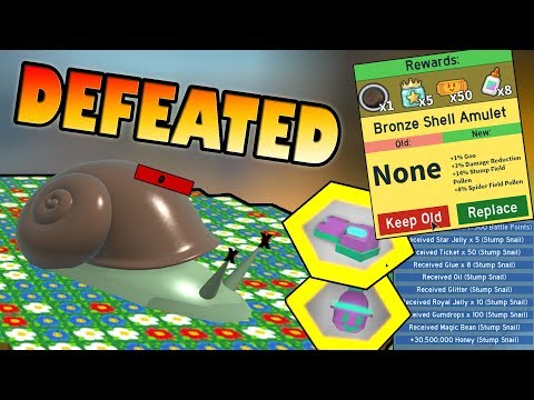 Snail Boss Defeated New Amulet Roblox Bee Swarm Simulator - roblox bee swarm simulator pakvim net hd!    vdieos portal