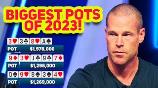 Top 10 Biggest Cash Game Pots from No Gamble No Future with Patrik Antonius & Andrew Robl