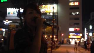 森本菜々「君って」(西野カナ) 2014/09/07 大阪 梅田 ヨドバシカメラ前