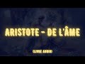 ARISTOTE - DE L'ÂME (LIVRE AUDIO)