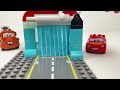 race car u0026 tow truck car wash with lego blocks for kids toddler educational toy learning