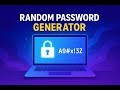 Build a Random Password Generator | HTML CSS JavaScript Beginner Project #HTML #CSS #JavaScript