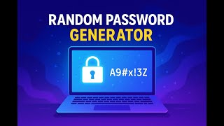 Build a Random Password Generator | HTML CSS JavaScript Beginner Project #HTML #CSS #JavaScript