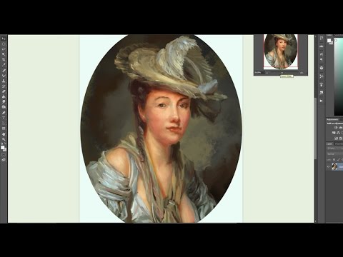 Speed Painting Classical Style Digital Portrait Painting Master Study