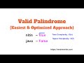Valid Palindrome | LeetCode 125 | Programming Tutorials