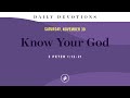 know your god – daily devotional