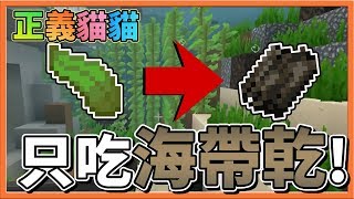 【巧克力】『正義貓貓』只吃海帶乾！成功找到終界祭壇！ || Minecraft 賞金公會 UHC生存