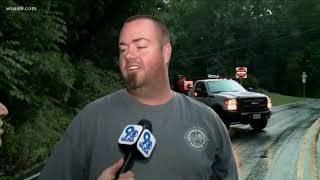 Commuters stuck after attempting to drive through high waters in Virginia