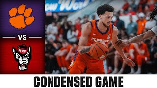 Clemson vs. NC State Condensed Game | 2024-25 ACC Men's Basketball