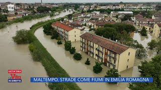 Maltempo, strade come fiumi in Emilia Romagna - La Vita in diretta - 03/05/2023