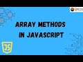 Array methods in Javascript.