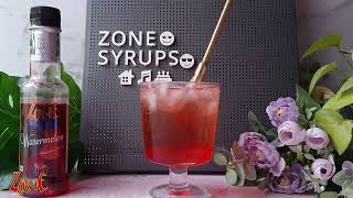 Watermelon Mocktail Recipes l Drinks under 5 Minutes l Zone Syrups