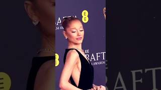 Ariana Grande on the red carpet at the 2025 BAFTA Awards #baftaawards #shortvideo #viralshorts