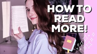 HOW TO READ MORE! how i read 10+ books in ONE MONTH #readmore