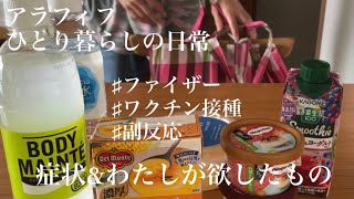 コロナワクチン2回目接種後の副反応と備え / 50代一人暮らしのvlog ～心地良く暮らす #41