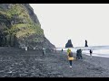 Reynisfjara black sand beach - Danger from sneaker waves