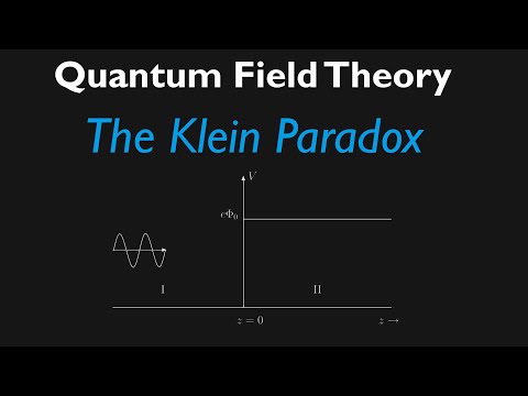 Course 2 on quantum field theory: Klein paradox (transmission/reflection from a potential barrier)