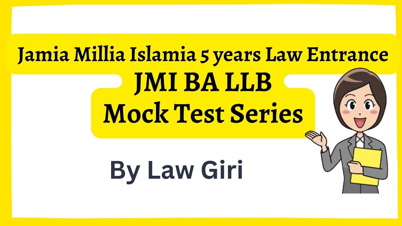 JMI BA LLB Mock Tests 2025|JMI BA LLB Sample Papers|Jamia Millia ...