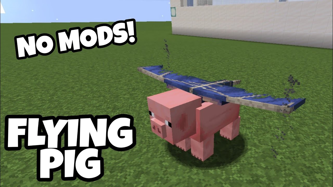 When Pigs Fly In Minecraft Command Block Youtube
