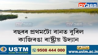 বছৰৰ প্ৰথমটো বানত বুৰিছে কাজিৰঙা ৰাষ্ট্ৰীয় উদ্যান