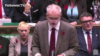 Jeremy Corbyn asks David Cameron same tax credits question SIX times at PMQs – video