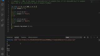 JavaScript FizzBuzz Challenge Tutorial