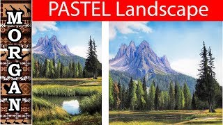 Pastel landscape drawing panpastel pastel pencils