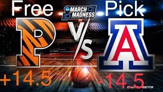 Free March Madness CBB Pick - Princeton vs Arizona | Top Sports Predictions | 3/16/23