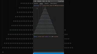 [Single Loop] Pyramid Pattern In Java | Pyramid Pattern Using Java #shortvideo #coding #java