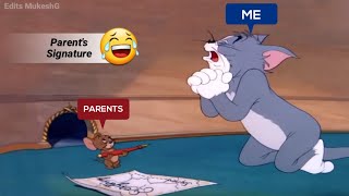 Parents Signature ~ Funny Meme / Funny WhatsApp status ~ Edits MukeshG