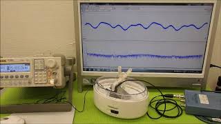 音圧測定装置：超音波テスターを利用した実験動画