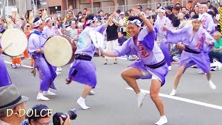 【#10】第33回  南越谷阿波踊り 《丸若連》東口南通り演舞場 2017/08/20