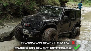 Rubicon mending kotor kena lumpur dari pada kotor kena ******